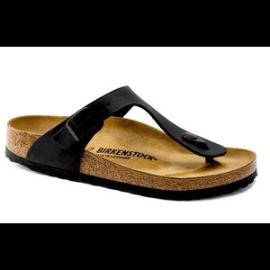 Birkenstock GIZEH Thong Sandal Black (Size 39)